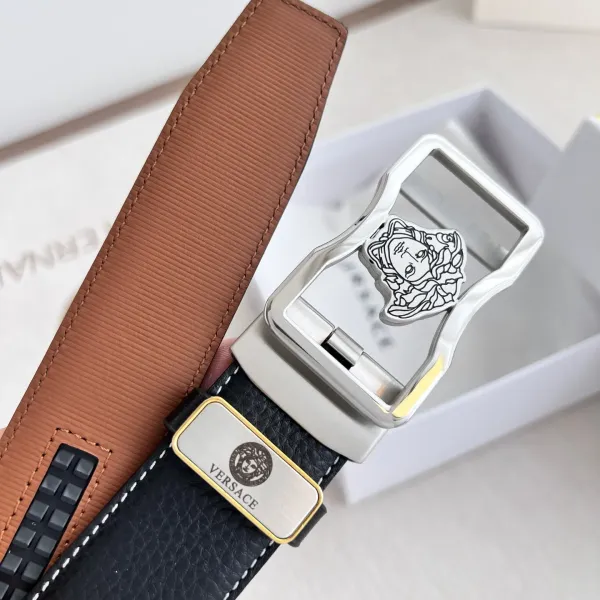 【VERSACE】(ヴェルサーチ) 3.5cmベルト メンズ 24706