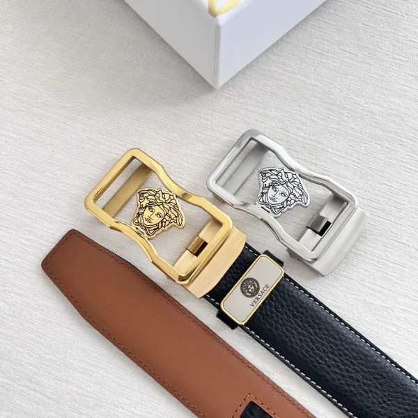 【VERSACE】(ヴェルサーチ) 3.5cmベルト メンズ 24706