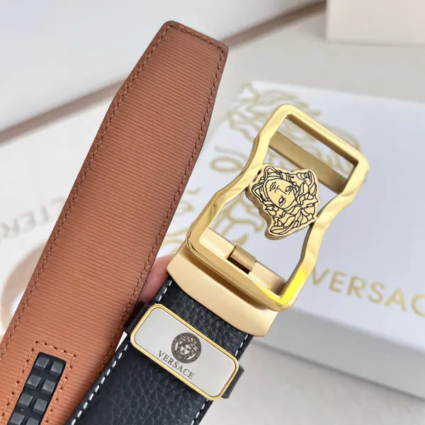 【VERSACE】(ヴェルサーチ) 3.5cmベルト メンズ 24706