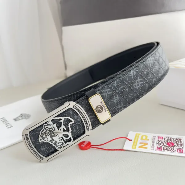 【VERSACE】(ヴェルサーチ) 3.8cmベルト メンズ 24706 【VERSACE】(ヴェルサーチ) 3.8cmベルト メンズ 24706
