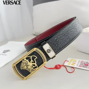 【VERSACE】(ヴェルサーチ) 3.8cmベルト メンズ