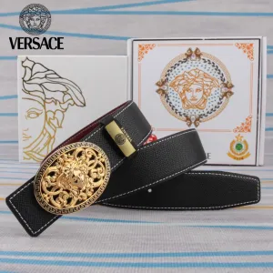 【VERSACE】(ヴェルサーチ) 3.8cmベルト メンズ