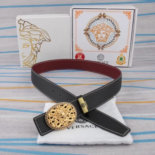 【VERSACE】(ヴェルサーチ) 3.8cmベルト メンズ 【VERSACE】(ヴェルサーチ) 3.8cmベルト メンズ