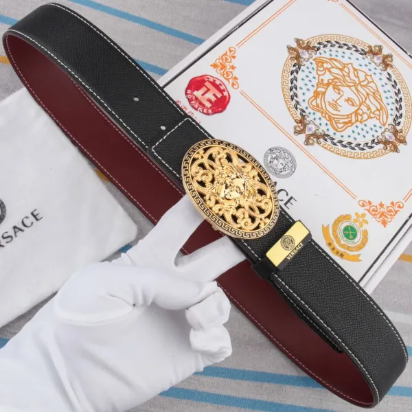 【VERSACE】(ヴェルサーチ) 3.8cmベルト メンズ 【VERSACE】(ヴェルサーチ) 3.8cmベルト メンズ