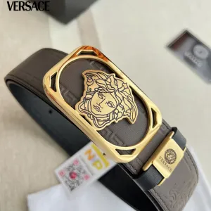 【VERSACE】(ヴェルサーチ) 3.8cmベルト メンズ