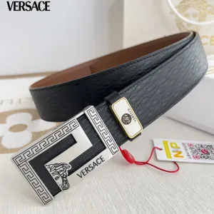 【VERSACE】(ヴェルサーチ) 3.8cmベルト メンズ