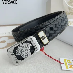 【VERSACE】(ヴェルサーチ) 3.8cmベルト メンズ
