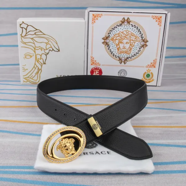 【VERSACE】(ヴェルサーチ) 3.8cmベルト メンズ 【VERSACE】(ヴェルサーチ) 3.8cmベルト メンズ