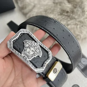 【VERSACE】(ヴェルサーチ) 3.8cmベルト メンズ